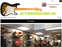 Tablet Screenshot of gitarendump.nl